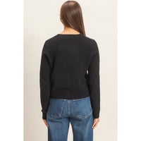Crew Neck Cardigan