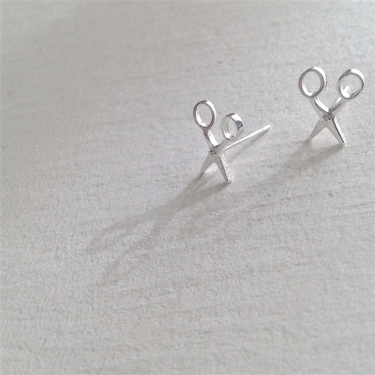 Snips Scissor Stud Earrings