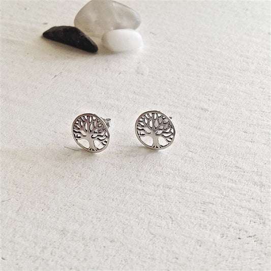 Old Growth Tree Of Life Stud Earrings