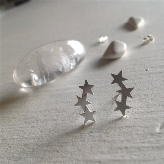 Orion Stud Earrings In Silver