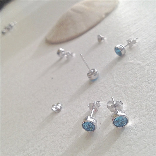 Solstice 6mm Sterling Silver Swarovski