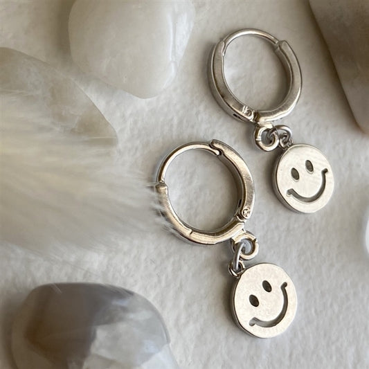 Passez une bonne journée Boucles d’oreilles Smiley Face