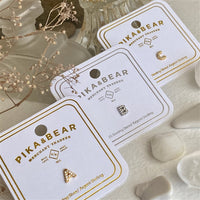 Carrie Initial M Earring