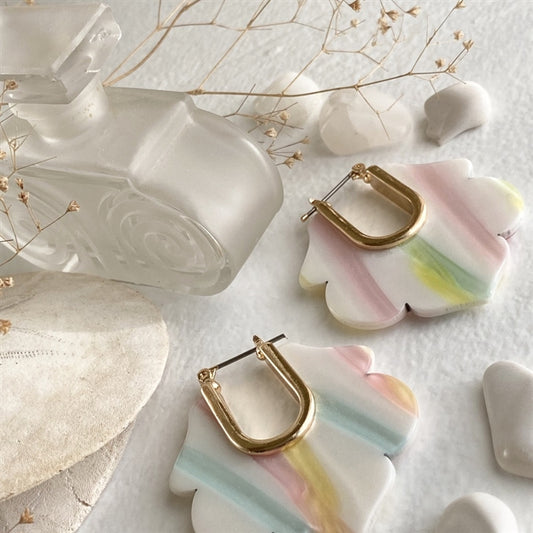 Jules Acetate Hoop Candyland