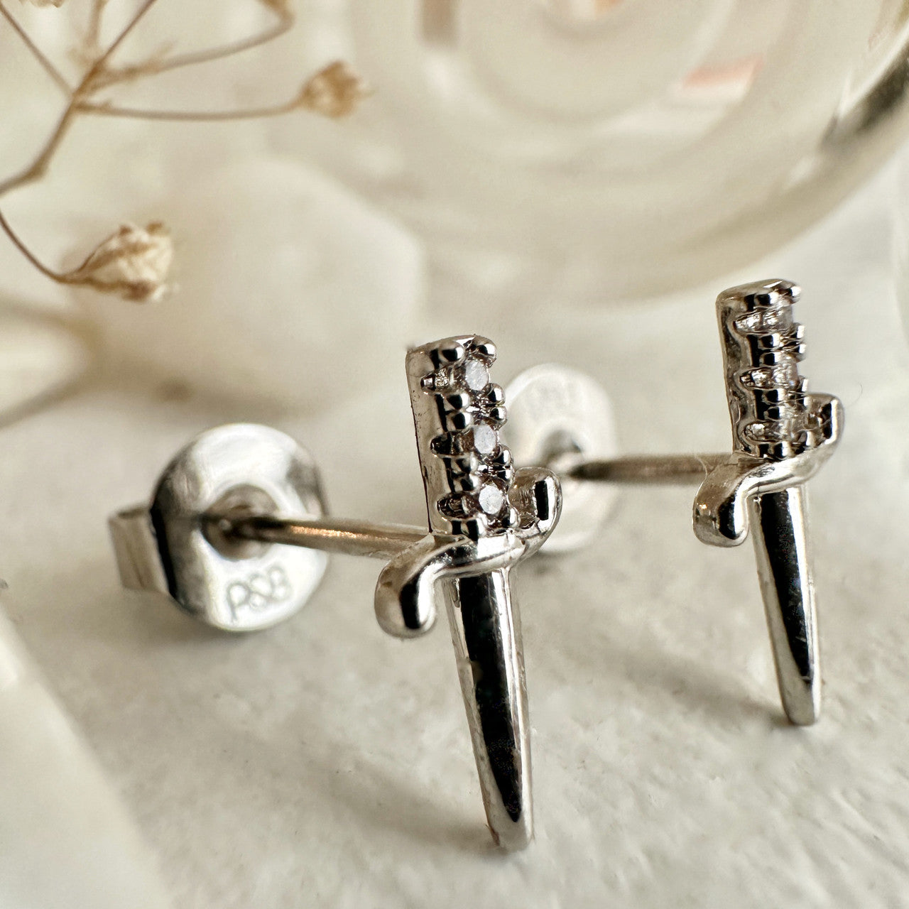 Brute Dagger Stud Earrings