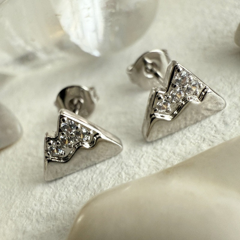 "Elbrus" Mountain Stud Earrings