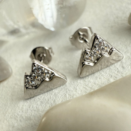 "Elbrus" Mountain Stud Earrings