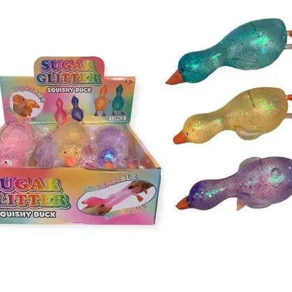 Squishy Glittery Gummee Ducks