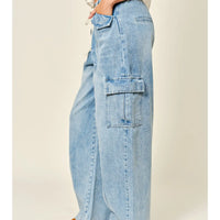 Cargo Semi Baggy Barrel Jeans