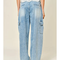 Cargo Semi Baggy Barrel Jeans