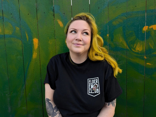 Elder Emo Club Emblem Cotton Shirt