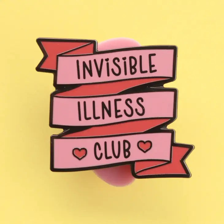 Invisible Illness Club Ribbon Pin