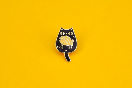 Taiyaki Cat Black
