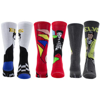 Elvis Guitar Tin Crew Socks