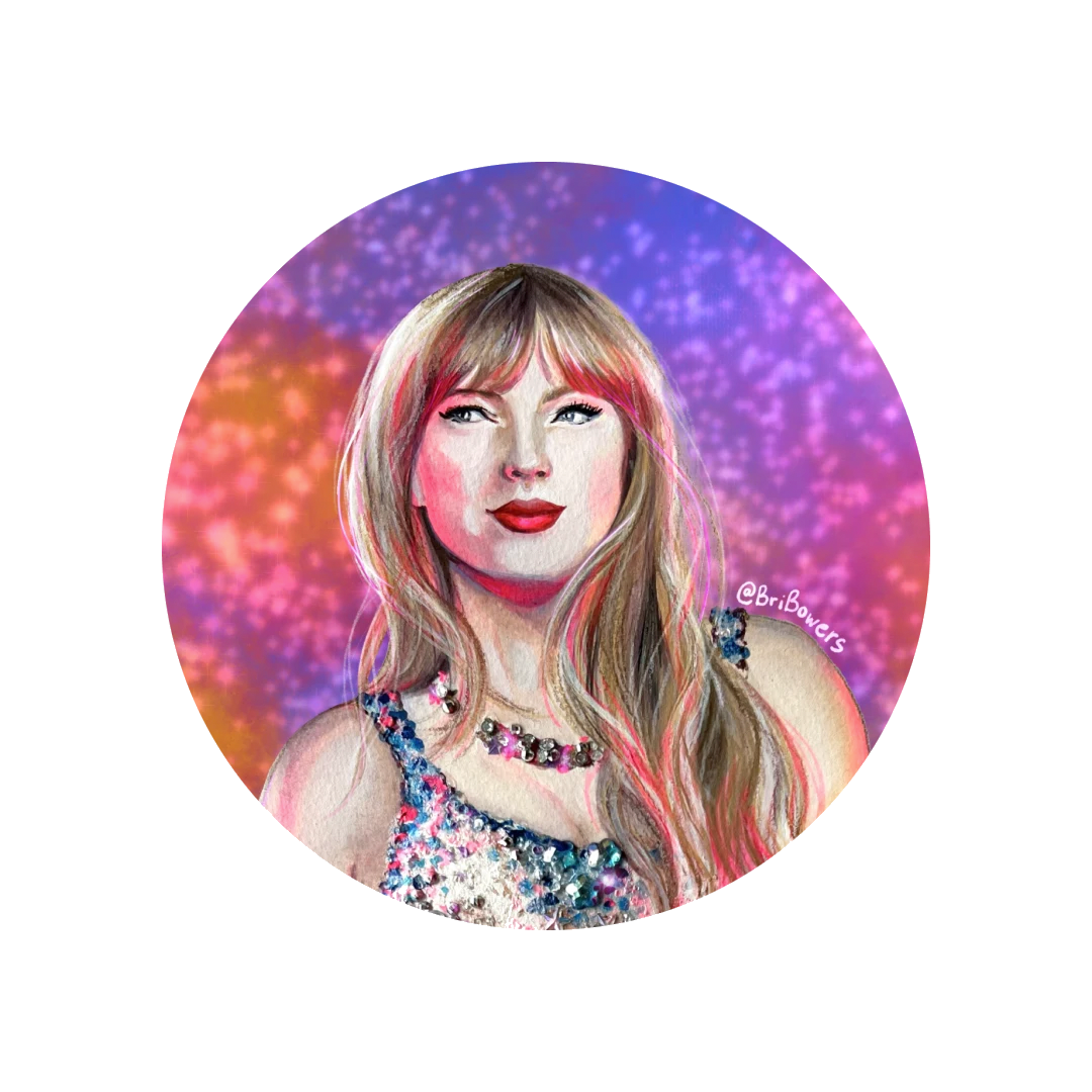 Taylor Swift Era's Tour Round Sticker