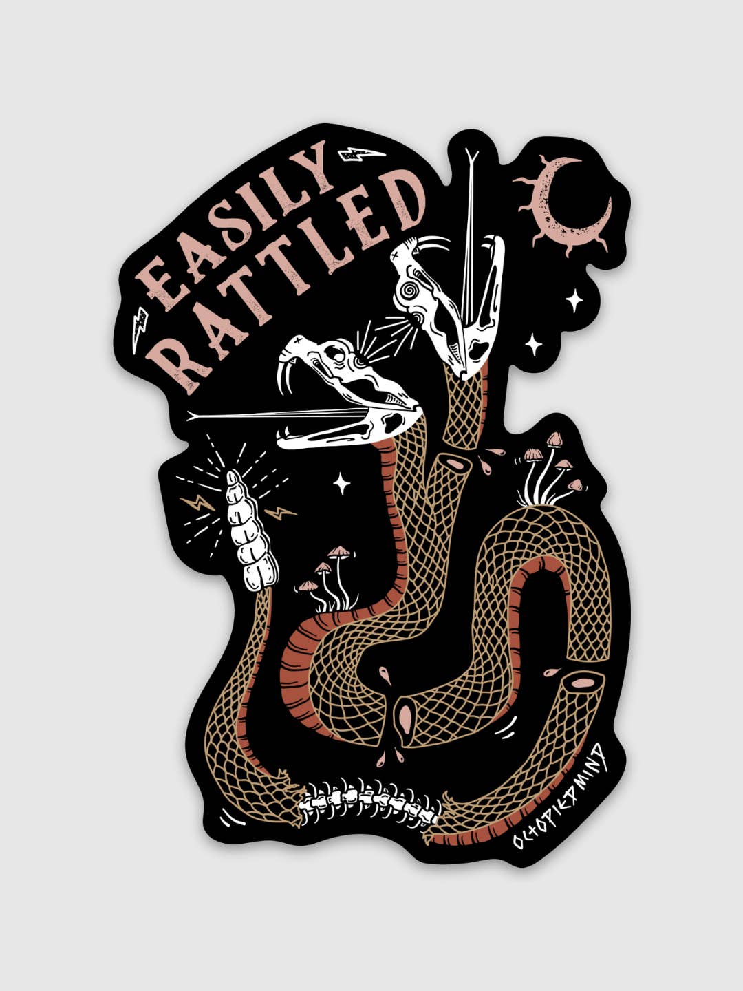 Easily Rattled Sticker