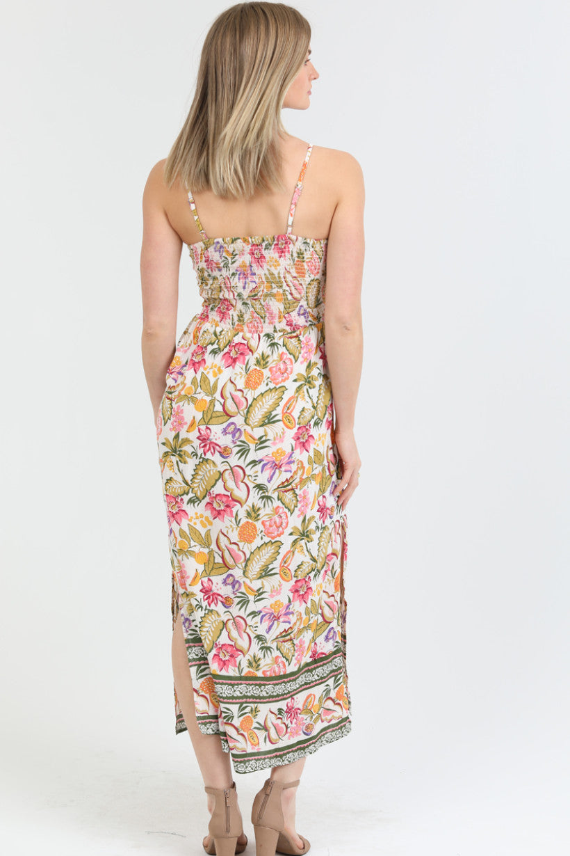 Ivory Keyhole Maxi Dress