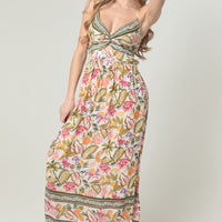Ivory Keyhole Maxi Dress