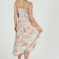 Twist Front Midi Dress