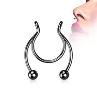 Fake Circular Barbell Septum
