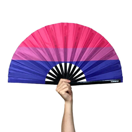 Bi Flag Hand Fan