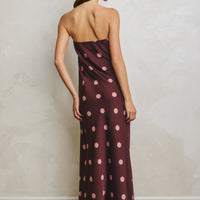 Strapless Polkadot Dress