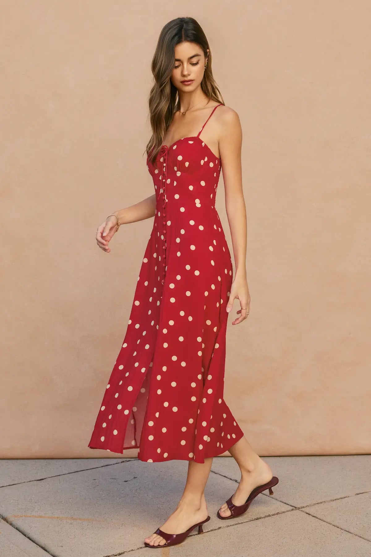 Sweetheart Corset Midi Dress