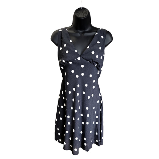 V-Neck Shirred Bust Mini Dress