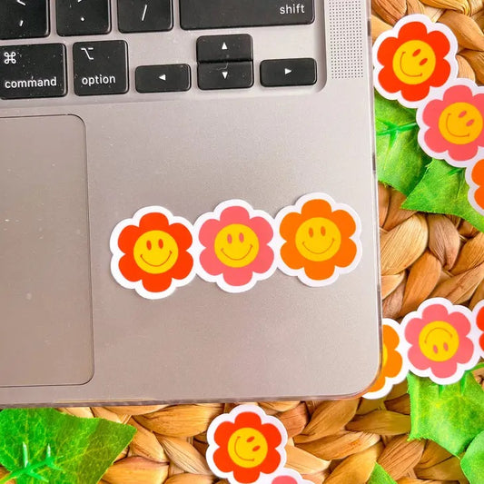 Flower Power Vinyl Sticker