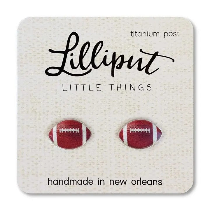 Foot Ball Earrings