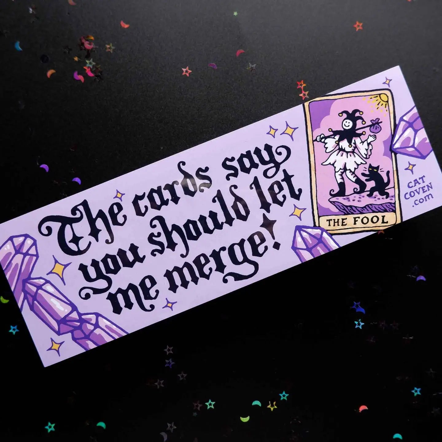 Let Me Merge - Bumper Sticker