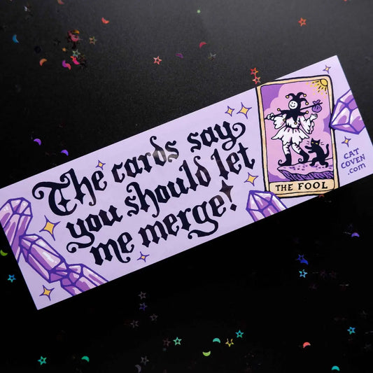 Let Me Merge - Bumper Sticker