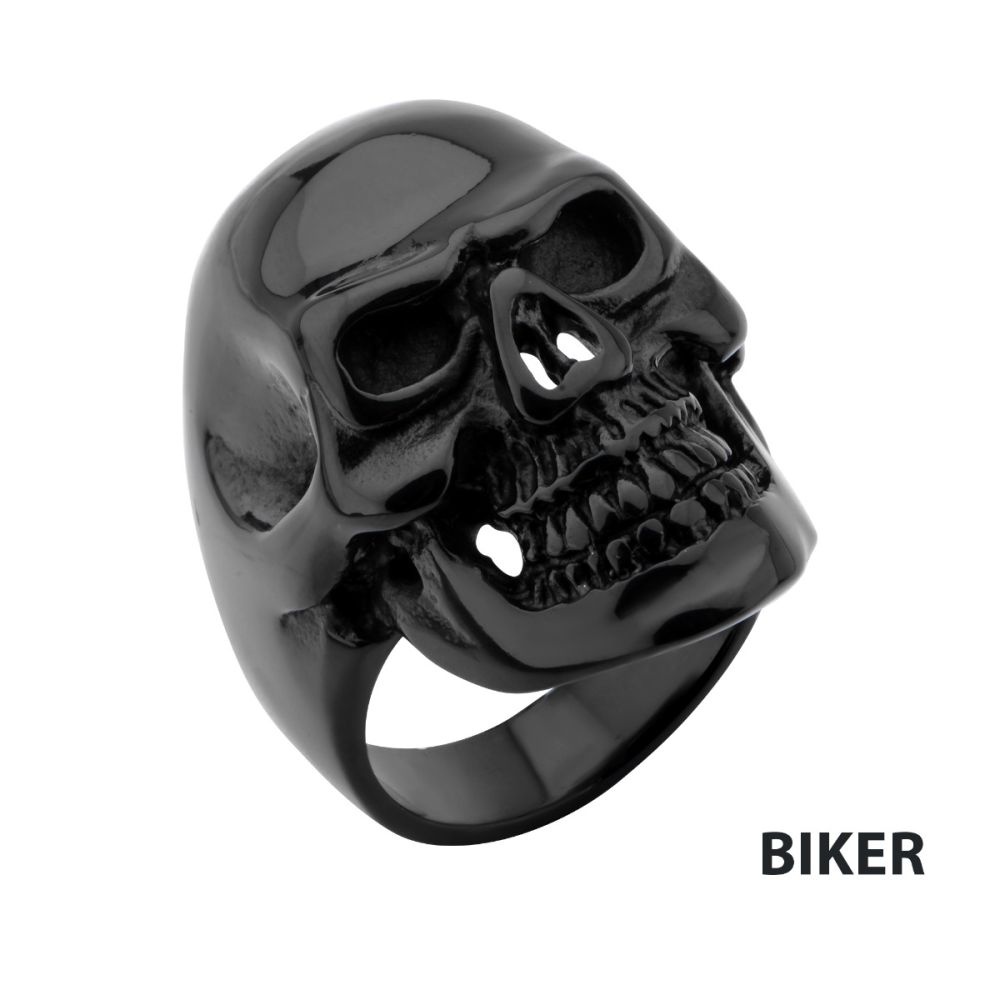 Black IP Skull All Teeth Out