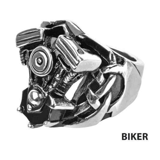 Oxidized Engine Ring Size