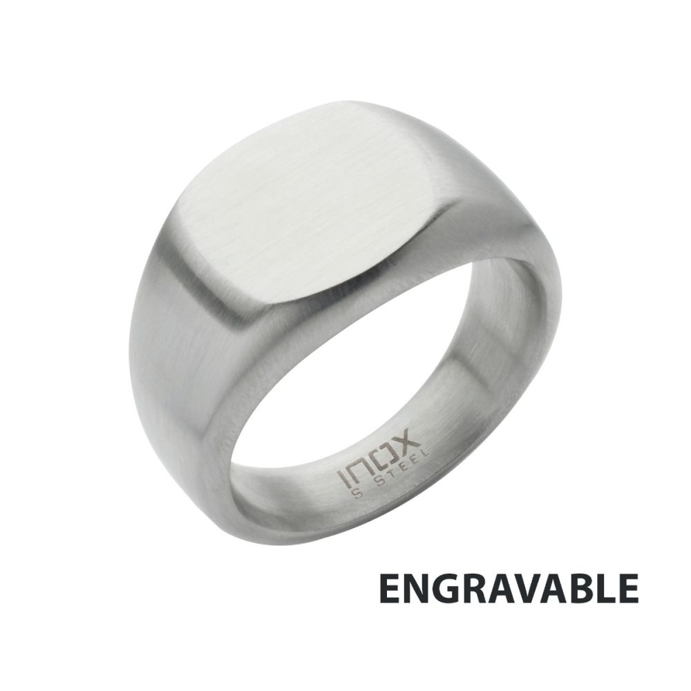 Stainless Steel Signet Ring Size 1
