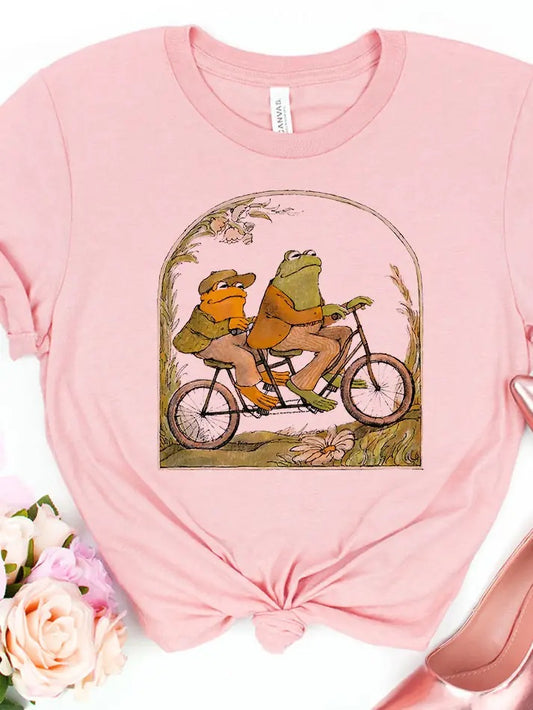 Frog And Toad Cottagecore Meme Book Shirt