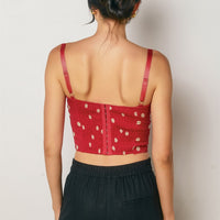 Picot Edge Corset Top