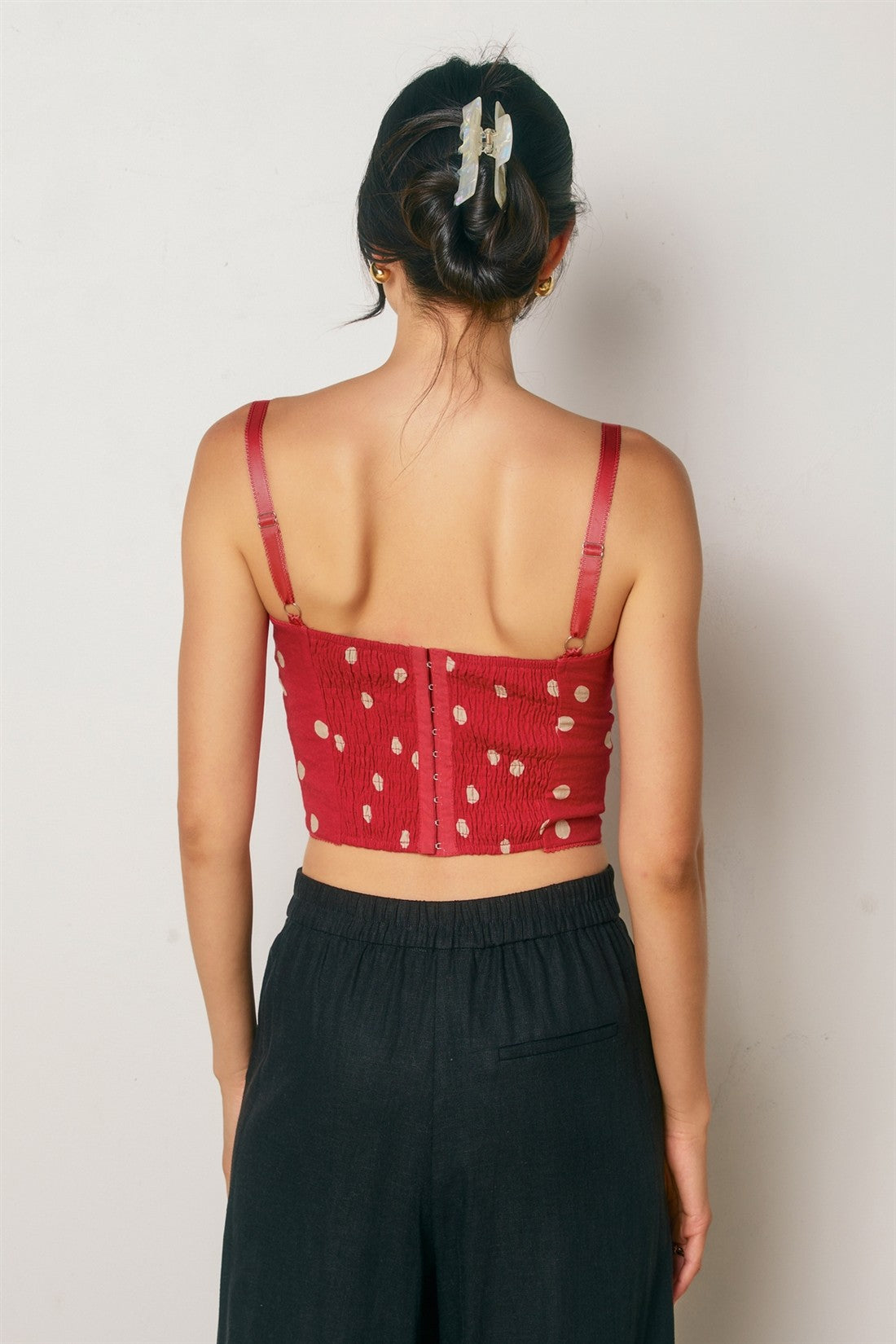 Picot Edge Corset Top