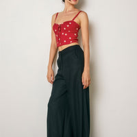 Picot Edge Corset Top