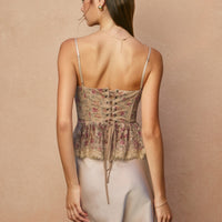 Brume Et Fleur Peplum Top