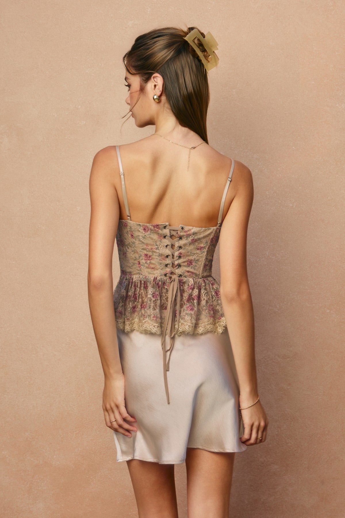 Brume Et Fleur Peplum Top