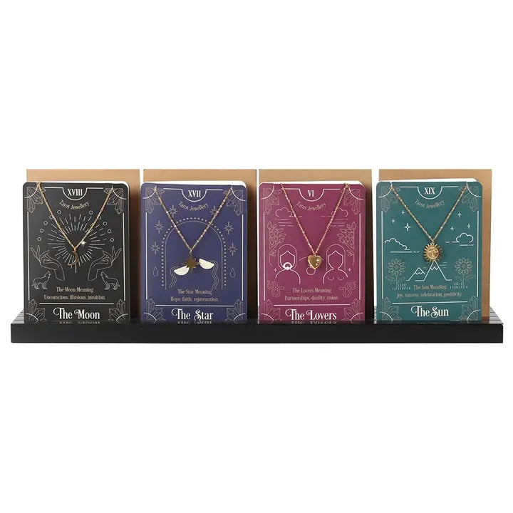 The Lovers Vintage Tarot Card Necklace