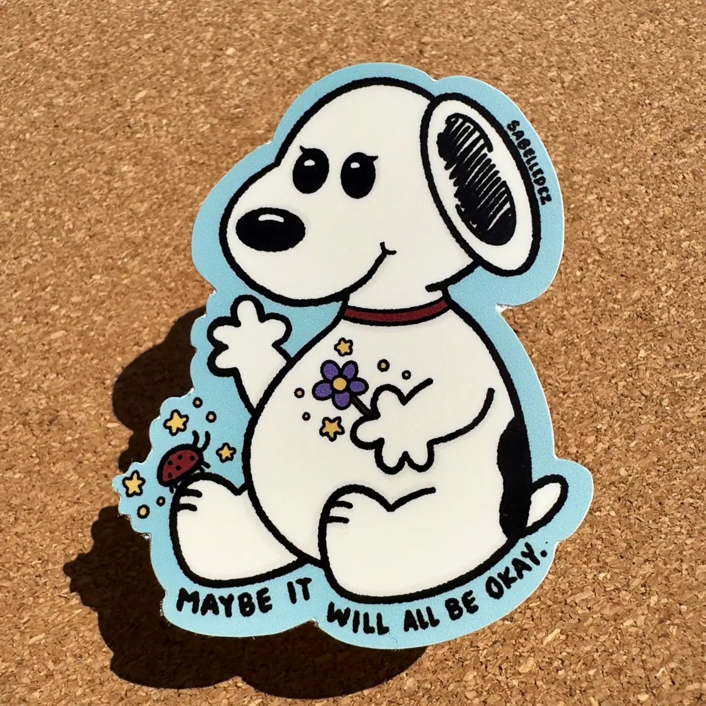 Full Of Hope Dog Sticker