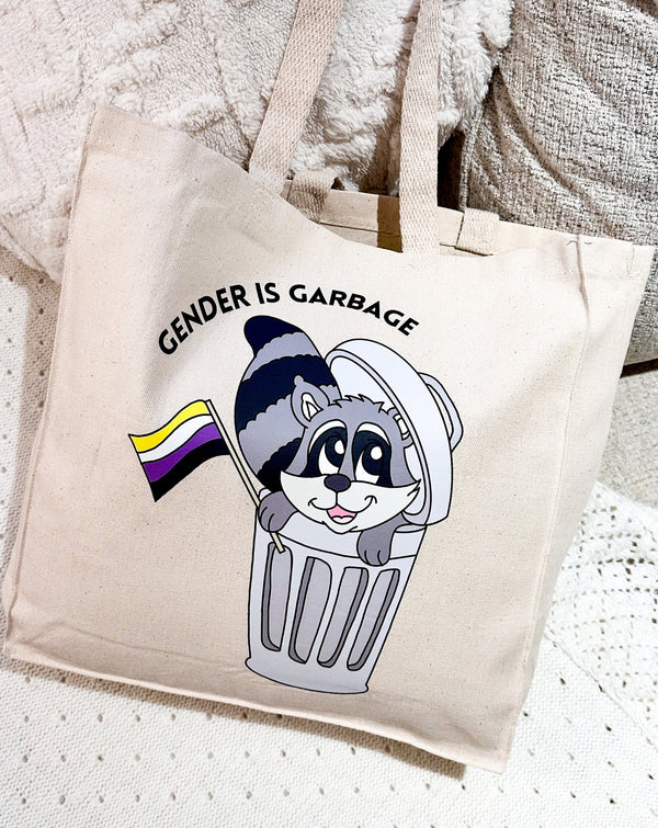 Gender Is Garbage Non Binary Tote Bag