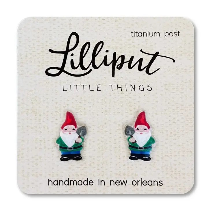 Garden Gnome Earrings