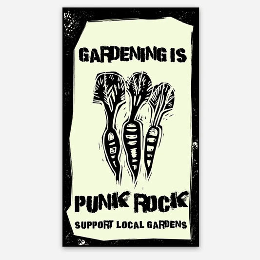 Gardening Is Punk Rock Sticker