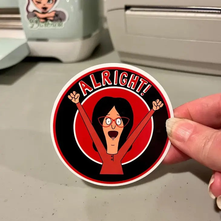 Linda Alright Sticker