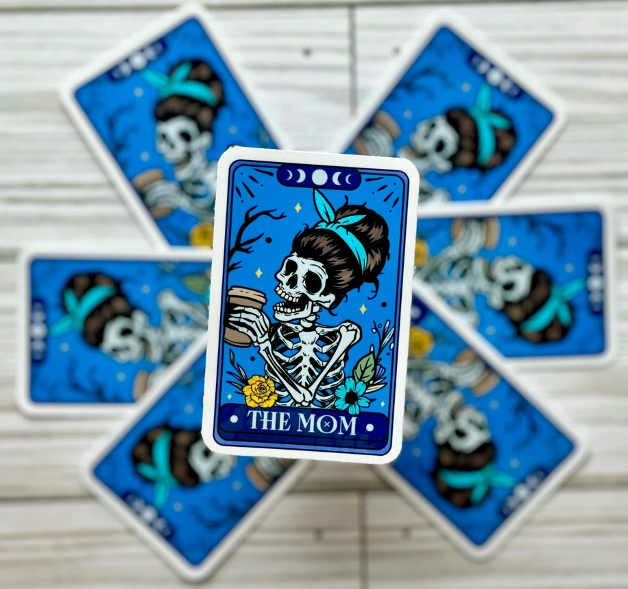 The Mom Tarot Card Vinyl Sticker