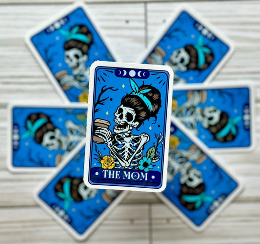 The Mom Tarot Card Vinyl Sticker