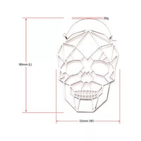 Cintre de prise de tête de crâne découpé géométrique